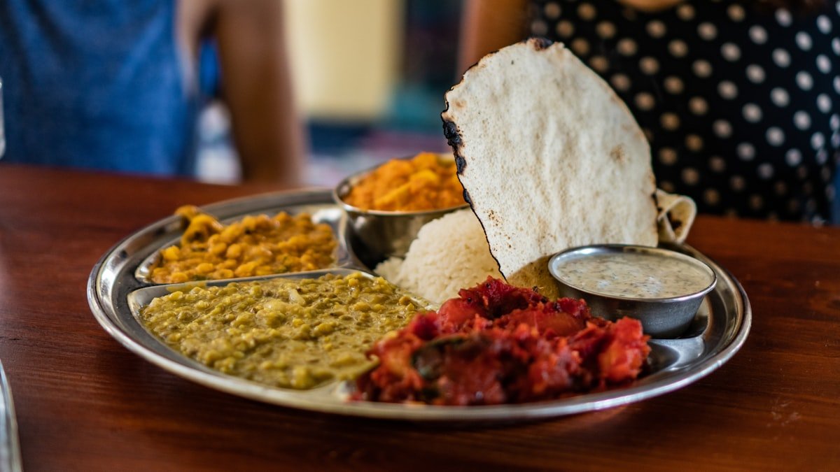 Complete thali meal
