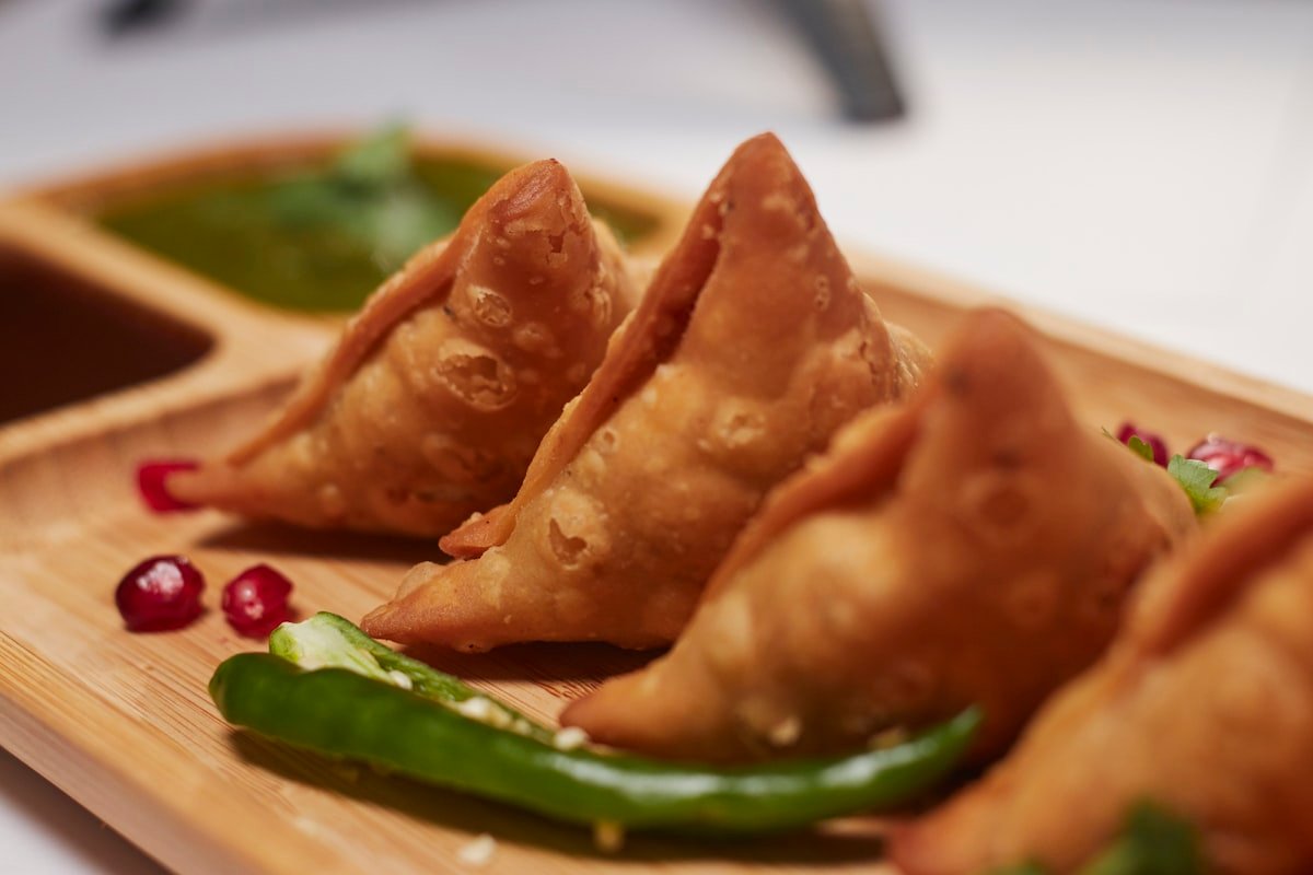 Crispy samosas